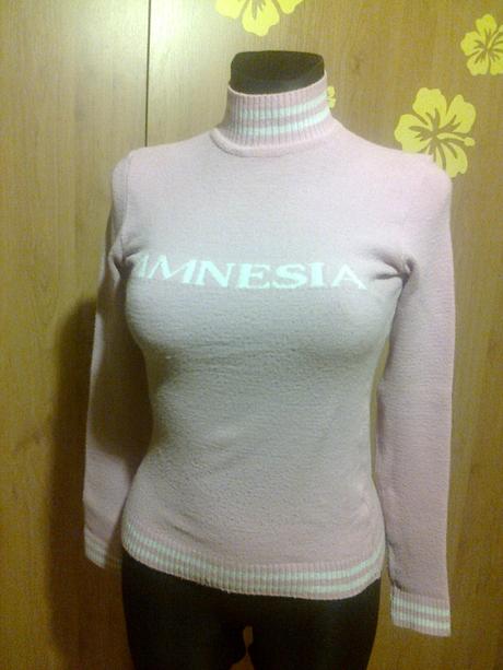 Svetloružový pulovrik amnezia 38/40, 38