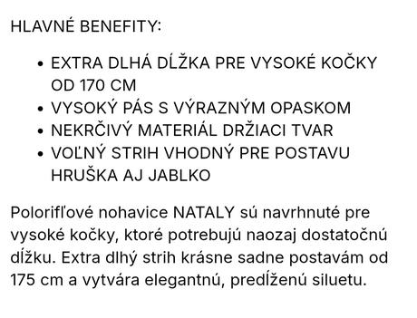 Nohavice, s