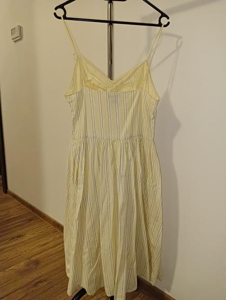 H&m pružkované podšité šaty, h&m,40