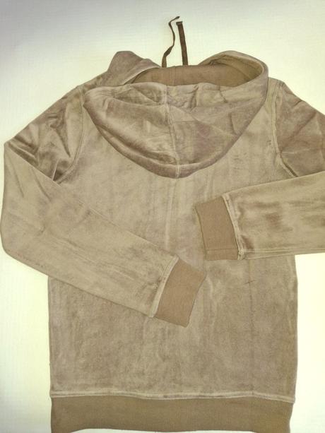 Dámska svetlohnedá mikina s kapucňou  okay., okay,36