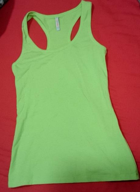 Neonove tricko, fishbone,s