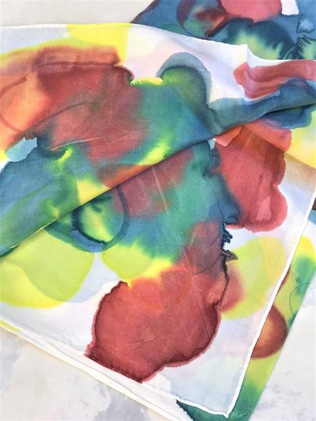 Zaujímavá šatka na krk, xl