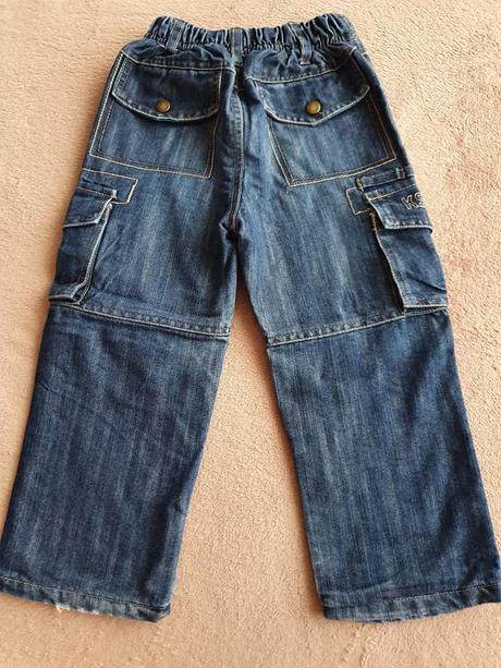 Zateplené riflové nohavice č.116, 116