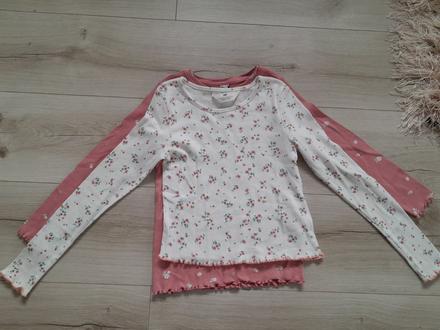 Kvetované tričká, h&m,122