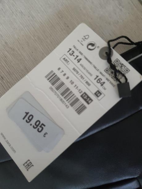 Nadherne kozenkove nohavice, zara,152