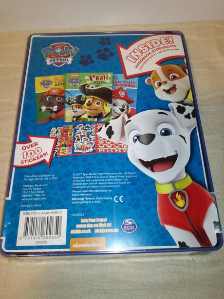 Paw patrol activity tin  nau20, 
