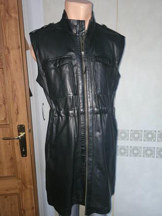 Luxusna kožená vesta, armani,l