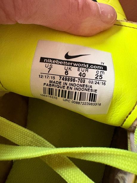 Kopačky vnútorná dĺžka 25 cm, nike,40