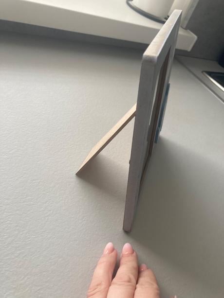 Drevený ramik na foto slonik,