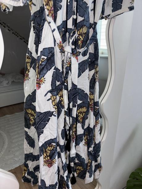 Ľanové šaty h&m 34, h&m,34 / xs