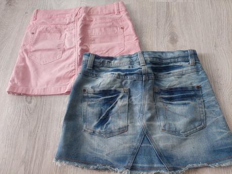Next + zara - 2 x riflova minisukna, next,140