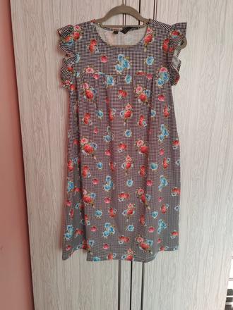 Šaty s kvetinovým vzorom, bonprix,m