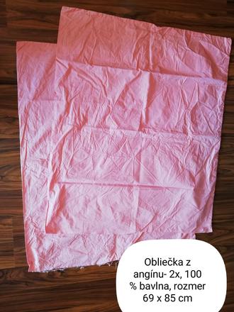 2x obliečka z angínu, šírka (cm): 70,dĺžka (cm): 90
