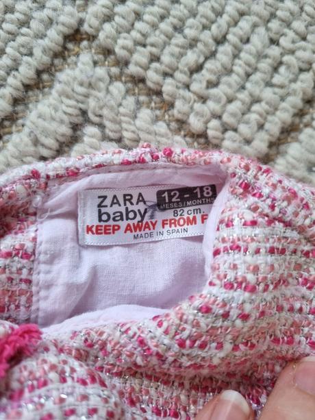 Detske karovane saty, zara,80