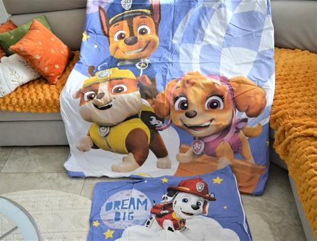 Posteľné obliečky paw patrol,