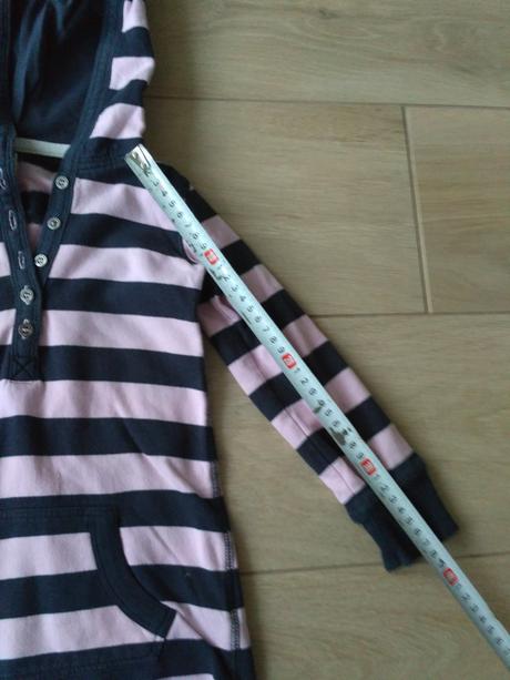 Predĺžená mikina, svetrík, pásikavá, l.o.g.g.,104