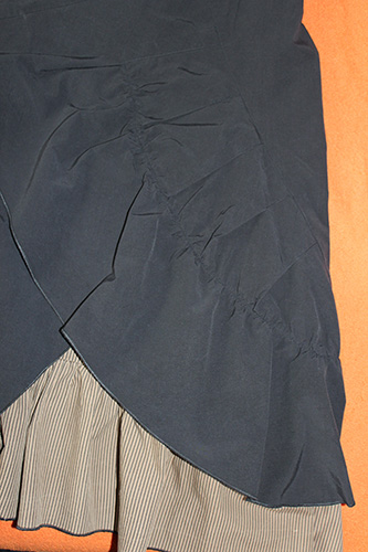 Čierna sukňa s volánmi, promod,m