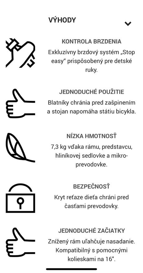 Detský hliníkový 16- palcový bicykel btwin, 16