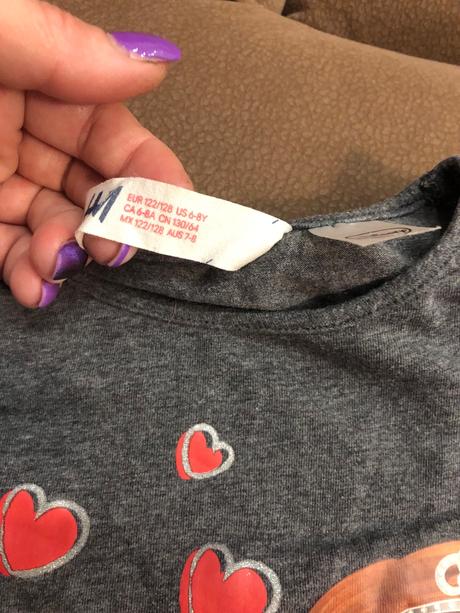 2pack tričiek princezná sofia 122/128, h&m,122