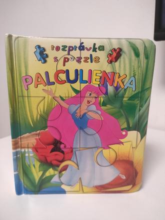 Kniha palculienka + puzzle,