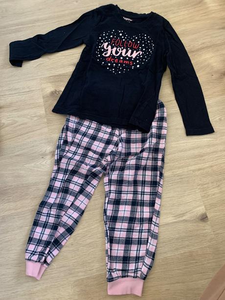 Pyžamo dlhý rukáv, lupilu,110