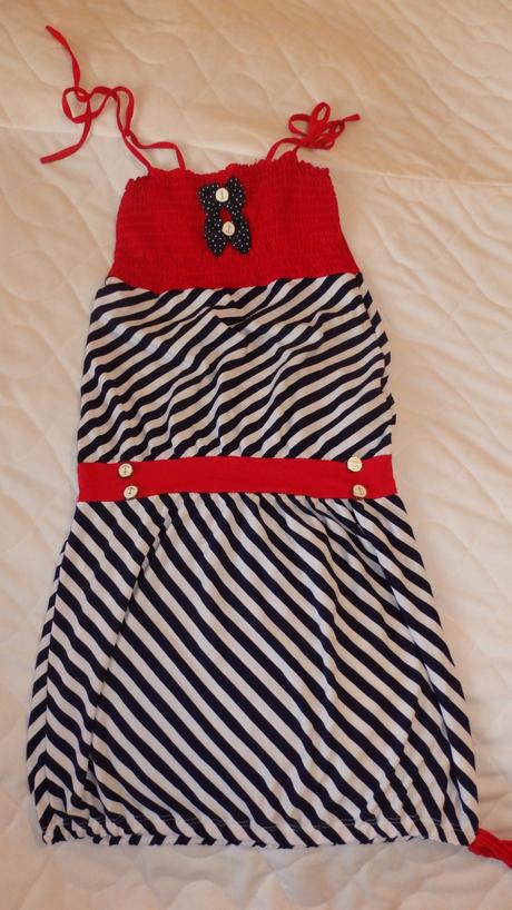 Námornícke šaty m/l, l