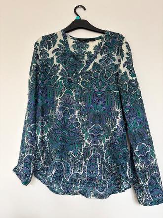 Zara uzasna boho tunika tricko top m, zara,m