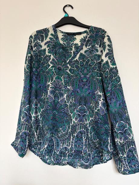 Zara uzasna boho tunika tricko top m, zara,m