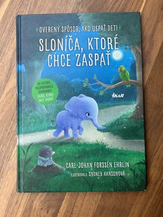 Kniha - sloníča, ktoré chce zaspať, 