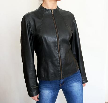 Kožená dámska bunda marks&spencer veľ.40, marks & spencer,l