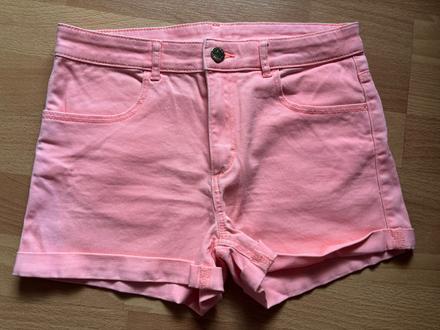 Neónové šortky, h&m,164