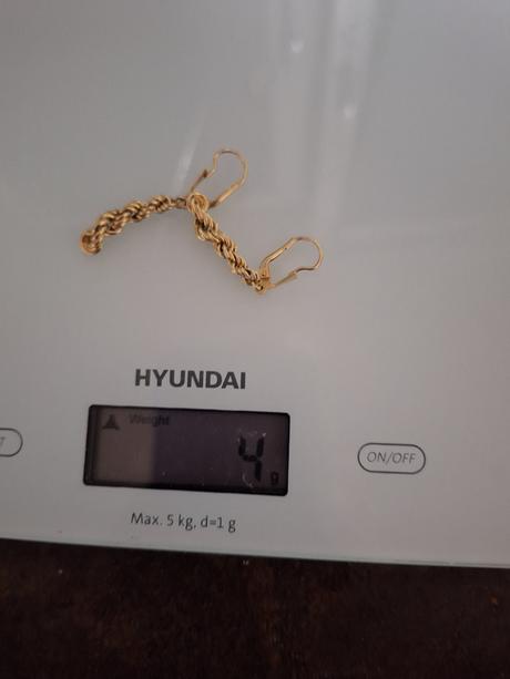 Náušnice zo žltého 14k zlata,