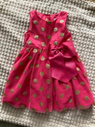 Šaty tylové bodkované, h&m,92