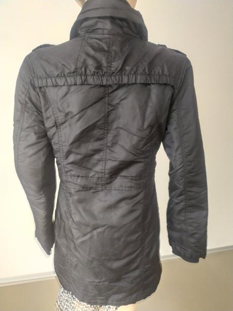 C296 bunda cierna predlzena s, s