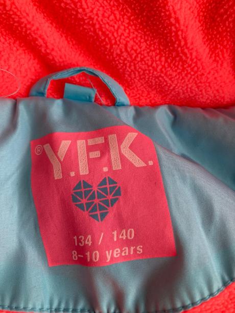 Teplá lyžiarska bunda y.f.k., 140