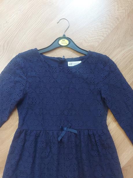 Šaty s krajkou, h&m,134