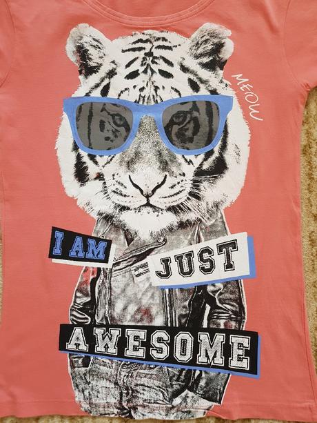 Tričko dievčenské s tigrom, 146