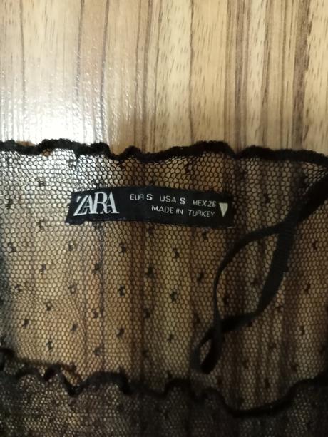 Sietovany crop top, zara,s