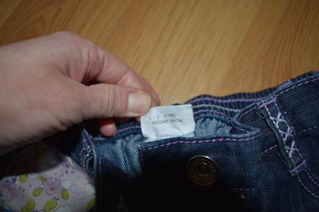 Riflová sukienka., next,98