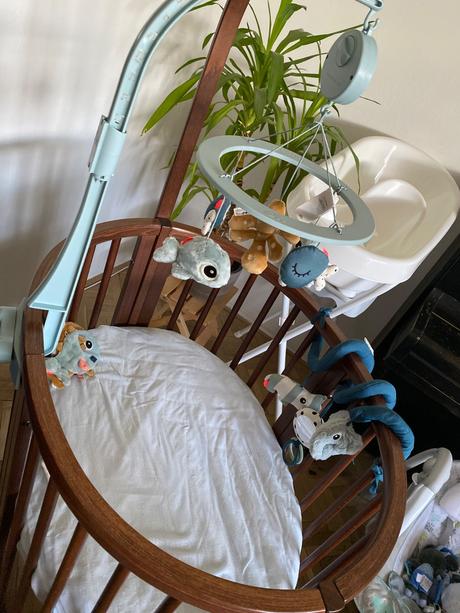 Postieľka stokke sleepy mini+ baby walnut brown, šírka (cm): 70,dĺžka (cm): 120