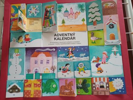 Adventný kalendár mini knihy, 