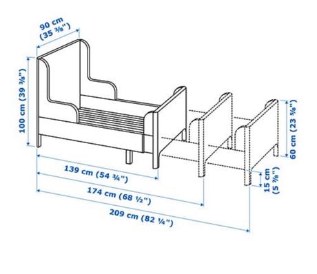 Posteľ ikea busunge, šírka (cm): 90,dĺžka (cm): 200