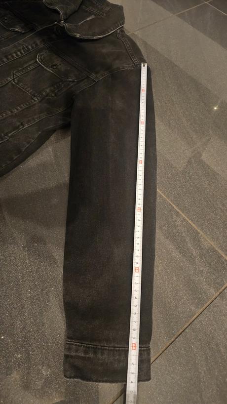 Čierna rifová bunda, primark,m
