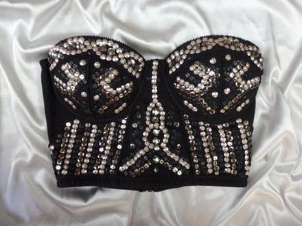 Úpletová korzetová podprsenka, m