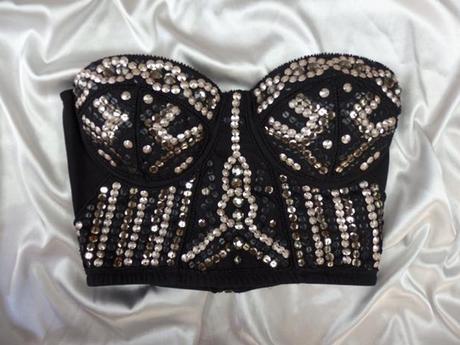 Úpletová korzetová podprsenka, m