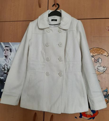 Biely kabátik, f&f,s