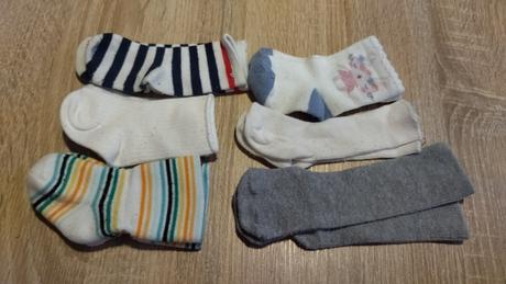 6x ponožky 17-18 cena spolu, 17