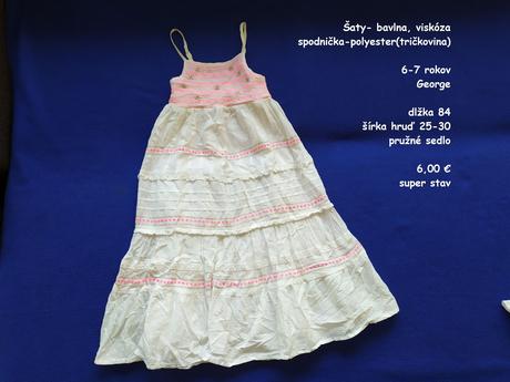 Letné šaty, george,122