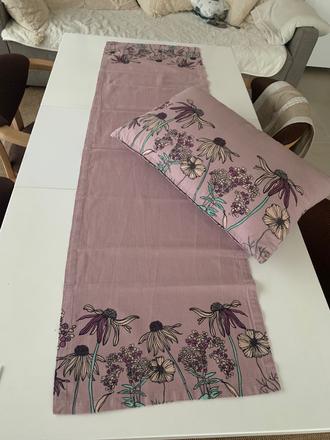 Obrus - štóla na stôl + vankúšik, 