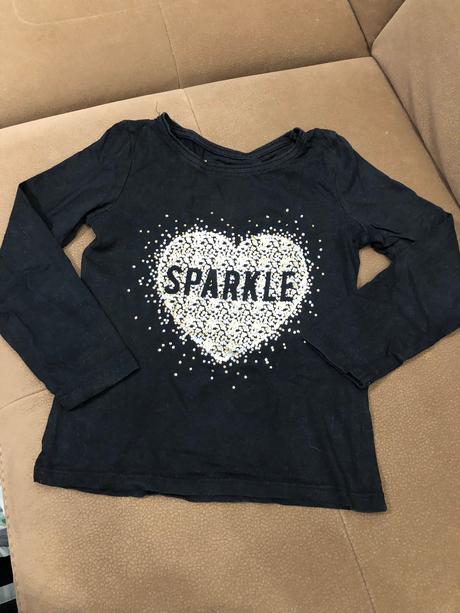 Sparkle tricko, primark,116